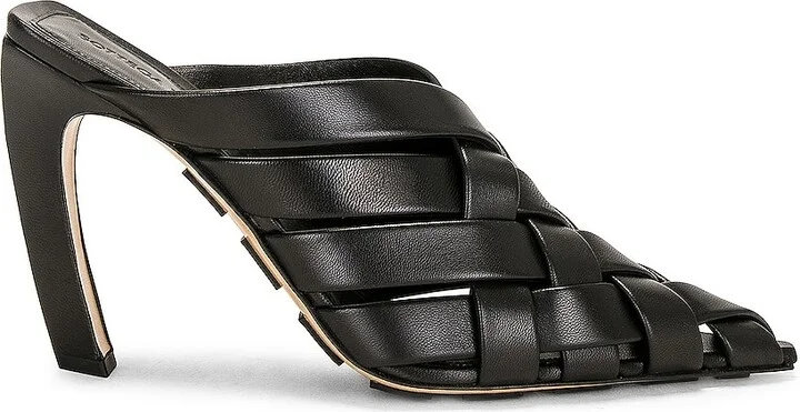 Bottega Veneta Alfie Mule Pump in Black