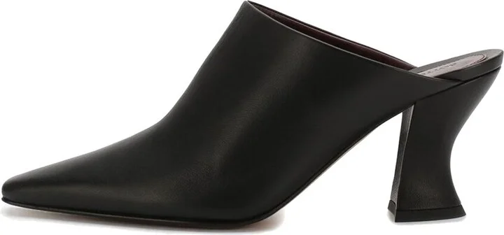 Bottega Veneta Almond Toe Leather Mule - Image 2