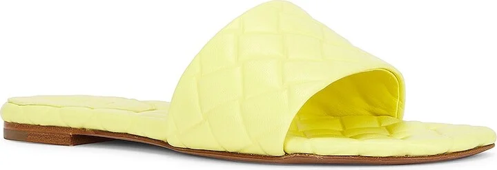 Bottega Veneta Amy Flat Sandal in Lemon - Image 2