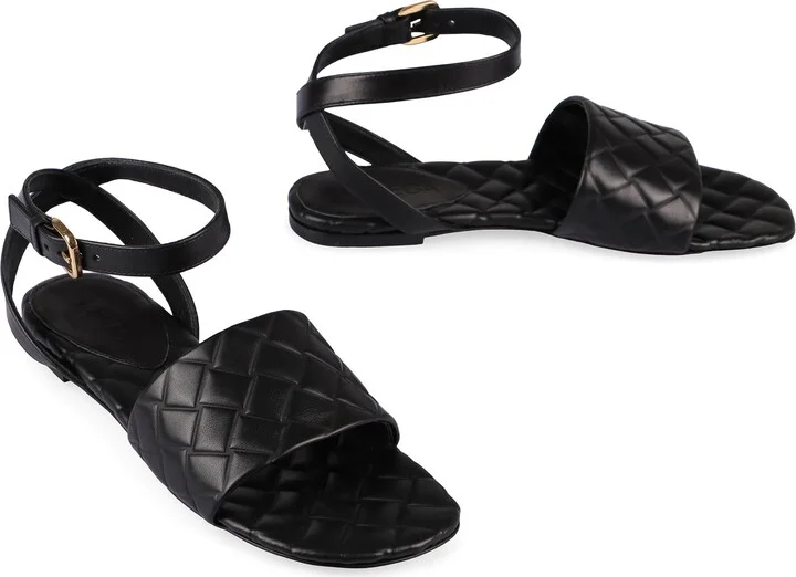Bottega Veneta Amy Flat Sandals - Image 3