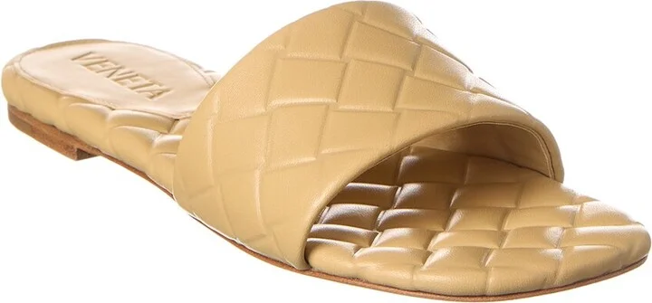 Bottega Veneta Amy Intreccio Leather Mule