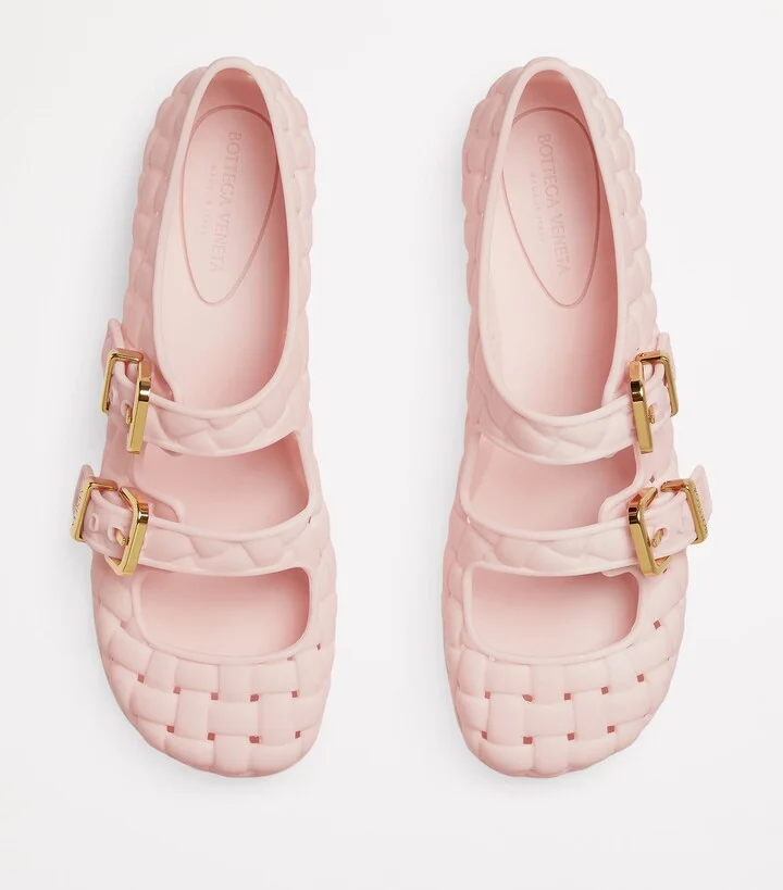 Bottega Veneta Amy Mary-Jane Flats - Image 3
