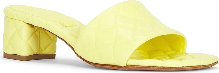 Bottega Veneta Amy Mule Sandal in Lemon - Image 2