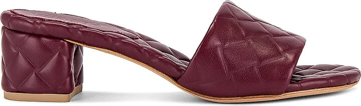 Bottega Veneta Amy Mule Sandal in Red