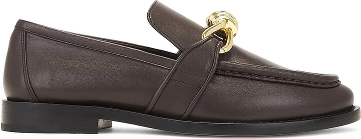 Bottega Veneta Astaire Flat Loafer in Chocolate