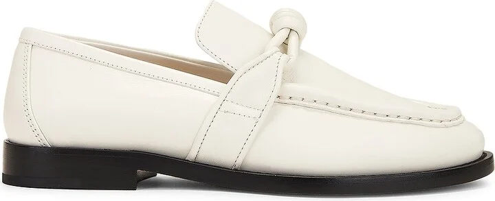 Bottega Veneta Astaire Flat Loafer in Cream