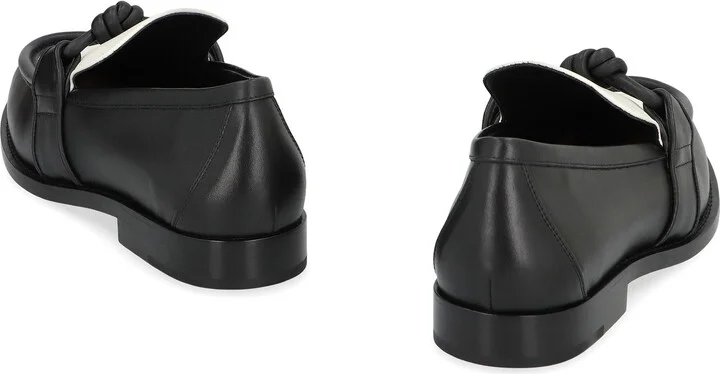 Bottega Veneta Astaire Leather Loafers - Image 4