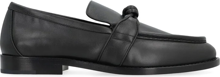 Bottega Veneta Astaire Leather Loafers - Image 2