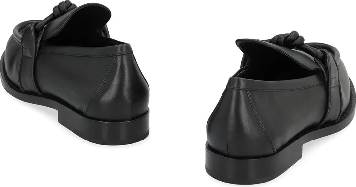 Bottega Veneta Astaire Leather Loafers - Image 4