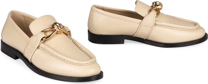 Bottega Veneta Astaire Leather Loafers - Image 3