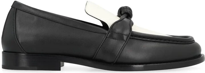 Bottega Veneta Astaire Leather Loafers