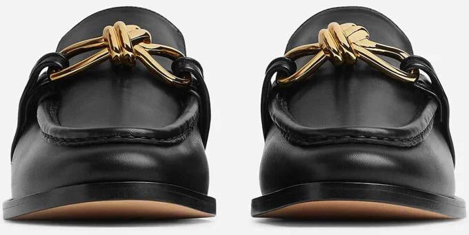 Bottega Veneta Astaire Leather Moccasins - Image 2