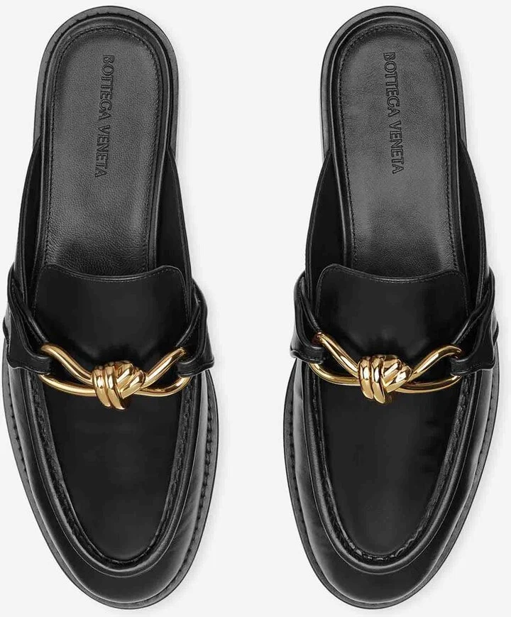 Bottega Veneta Astaire Leather Moccasins - Image 4
