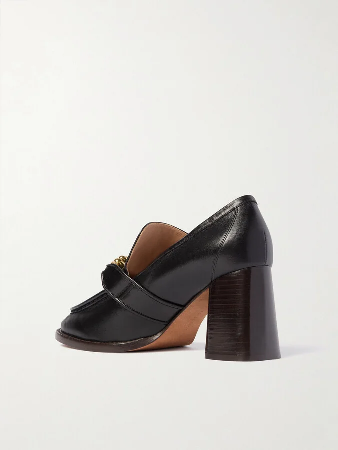 Bottega Veneta - Astaire Leather Pumps - Black - Image 3
