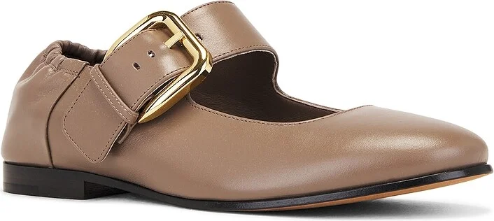 Bottega Veneta Astaire Mary Jane Ballerina in Brown - Image 2