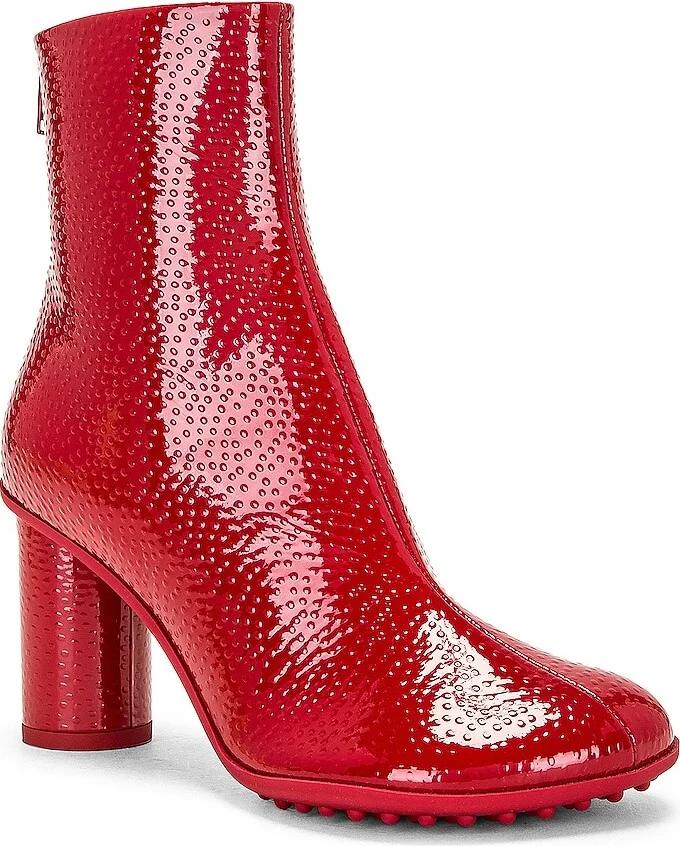Bottega Veneta Atomic Ankle Boot in Red - Image 2