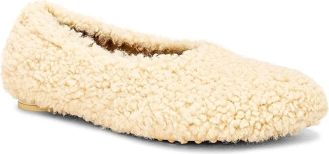 Bottega Veneta Atomic Ballerina Flat in Beige - Image 2