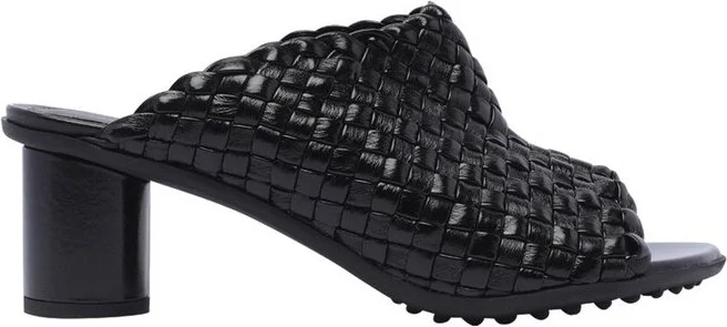 Bottega Veneta Atomic Intrecciato Heeled Mules