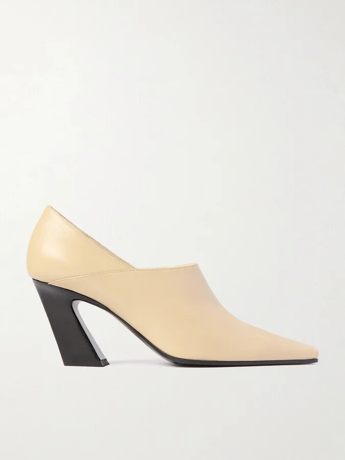 Bottega Veneta - Banzai Leather Pumps - Cream