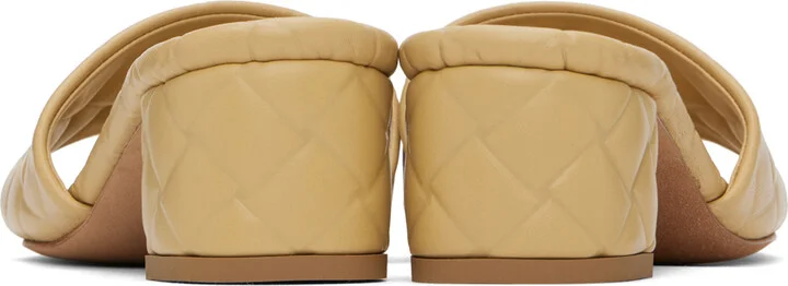 Bottega Veneta Beige Amy Mules - Image 2