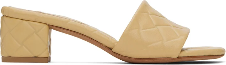 Bottega Veneta Beige Amy Mules