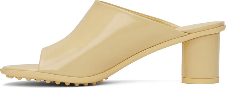 Bottega Veneta Beige Atomic Mules - Image 3