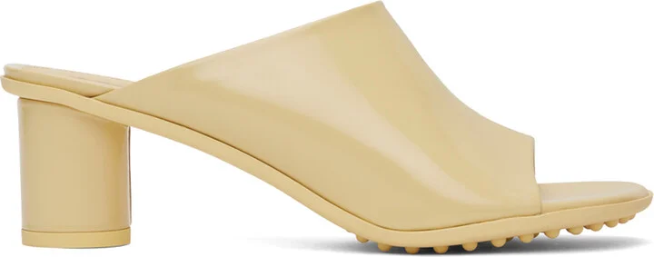 Bottega Veneta Beige Atomic Mules