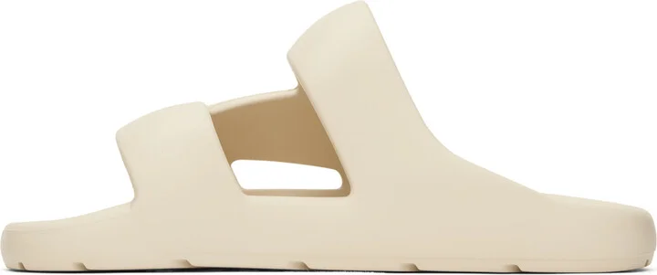 Bottega Veneta Beige Band Sandals - Image 3