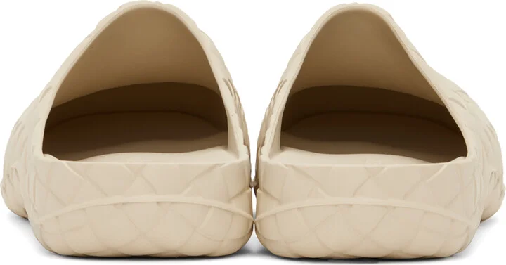 Bottega Veneta Beige Beebee Clogs - Image 2