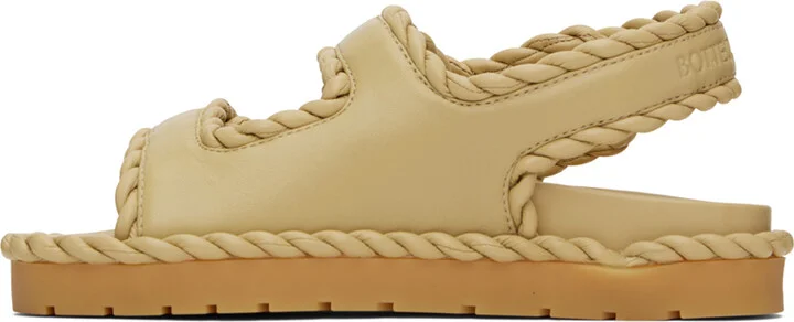 Bottega Veneta Beige Jack Flat Sandals - Image 3