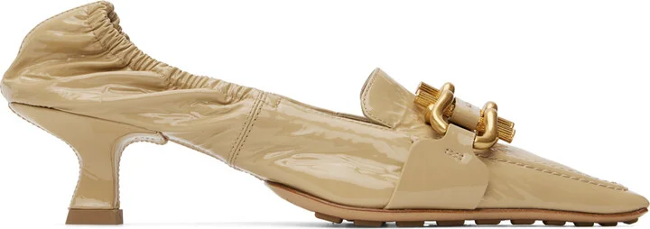 Bottega Veneta Beige Madame Heels