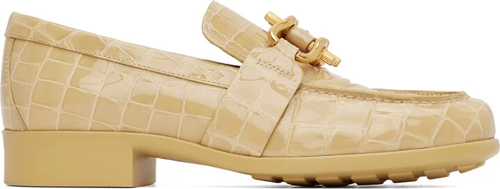 Bottega Veneta Beige Monsieur Loafers