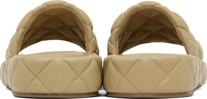 Bottega Veneta Beige Padded Sandals - Image 2