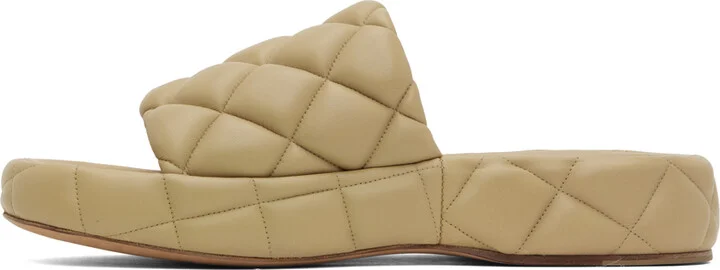 Bottega Veneta Beige Padded Sandals - Image 3