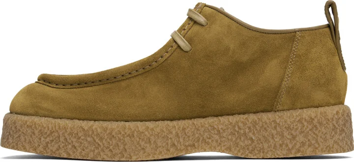 Bottega Veneta Beige Torino Lace-Up Derbys - Image 3