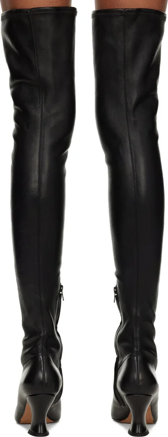 Bottega Veneta Black Almond Boots - Image 2