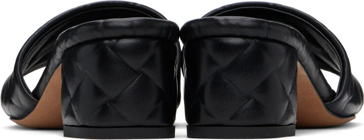 Bottega Veneta Black Amy Mules - Image 2