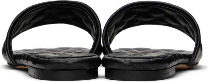 Bottega Veneta Black Amy Sandals - Image 2