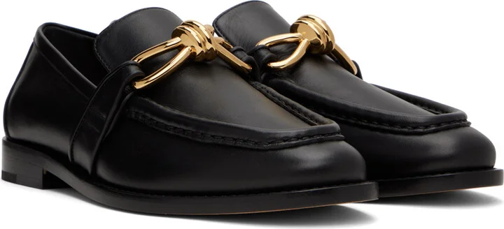 Bottega Veneta Black Astaire Loafers - Image 4