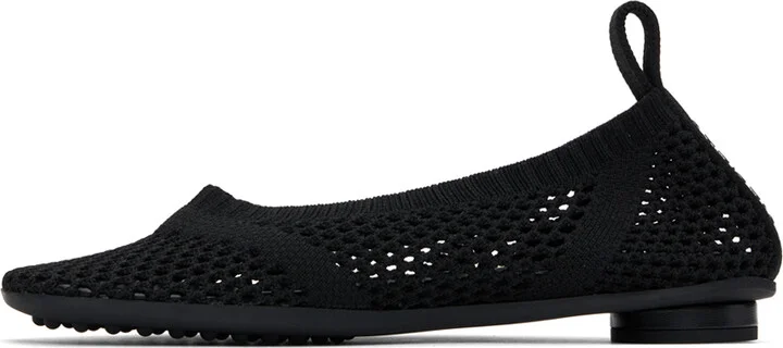 Bottega Veneta Black Atomic Ballerina Flats - Image 3