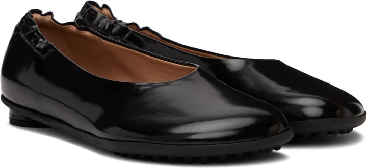 Bottega Veneta Black Atomic Ballerina Flats - Image 4