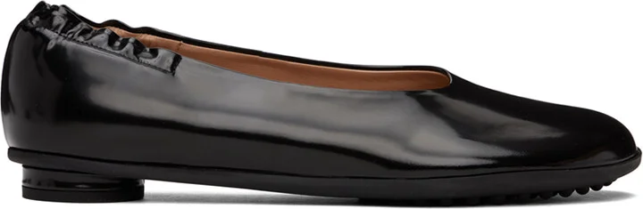 Bottega Veneta Black Atomic Ballerina Flats