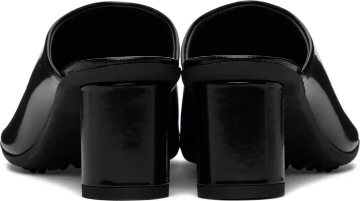 Bottega Veneta Black Atomic Mules - Image 2