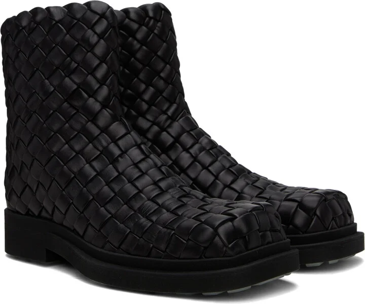 Bottega Veneta Black Ben Boots - Image 4