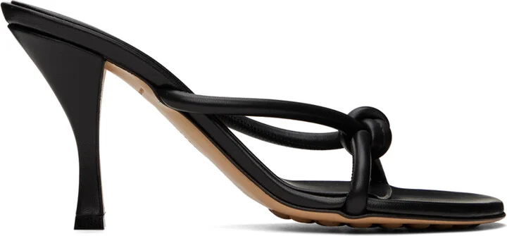 Bottega Veneta Black Blink Mules