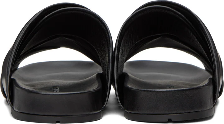 Bottega Veneta Black Bridge Mule Sandals - Image 2