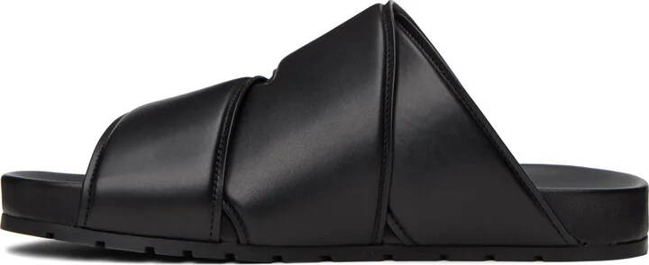 Bottega Veneta Black Bridge Mule Sandals - Image 3