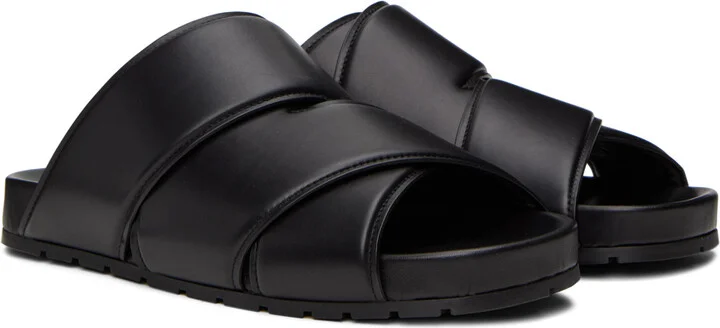 Bottega Veneta Black Bridge Mule Sandals - Image 4