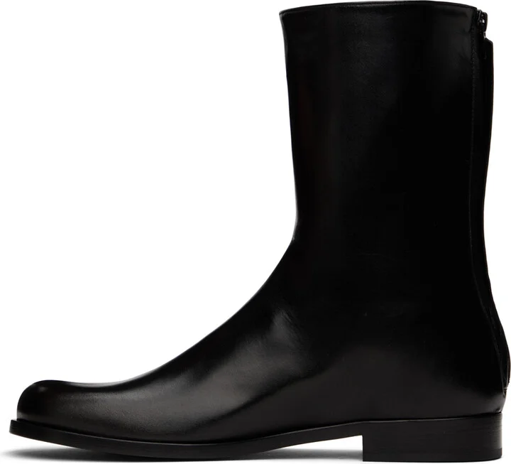 Bottega Veneta Black Cushion Lux Boots - Image 3