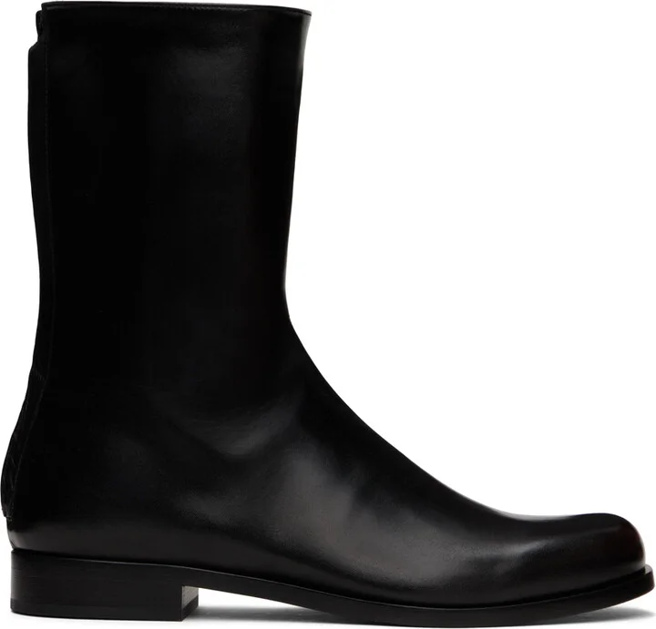 Bottega Veneta Black Cushion Lux Boots